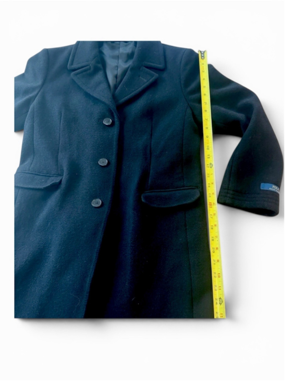 Polo Ralph Lauren Men's Wool Blend Overcoat Jacket - Picture 5 of 7